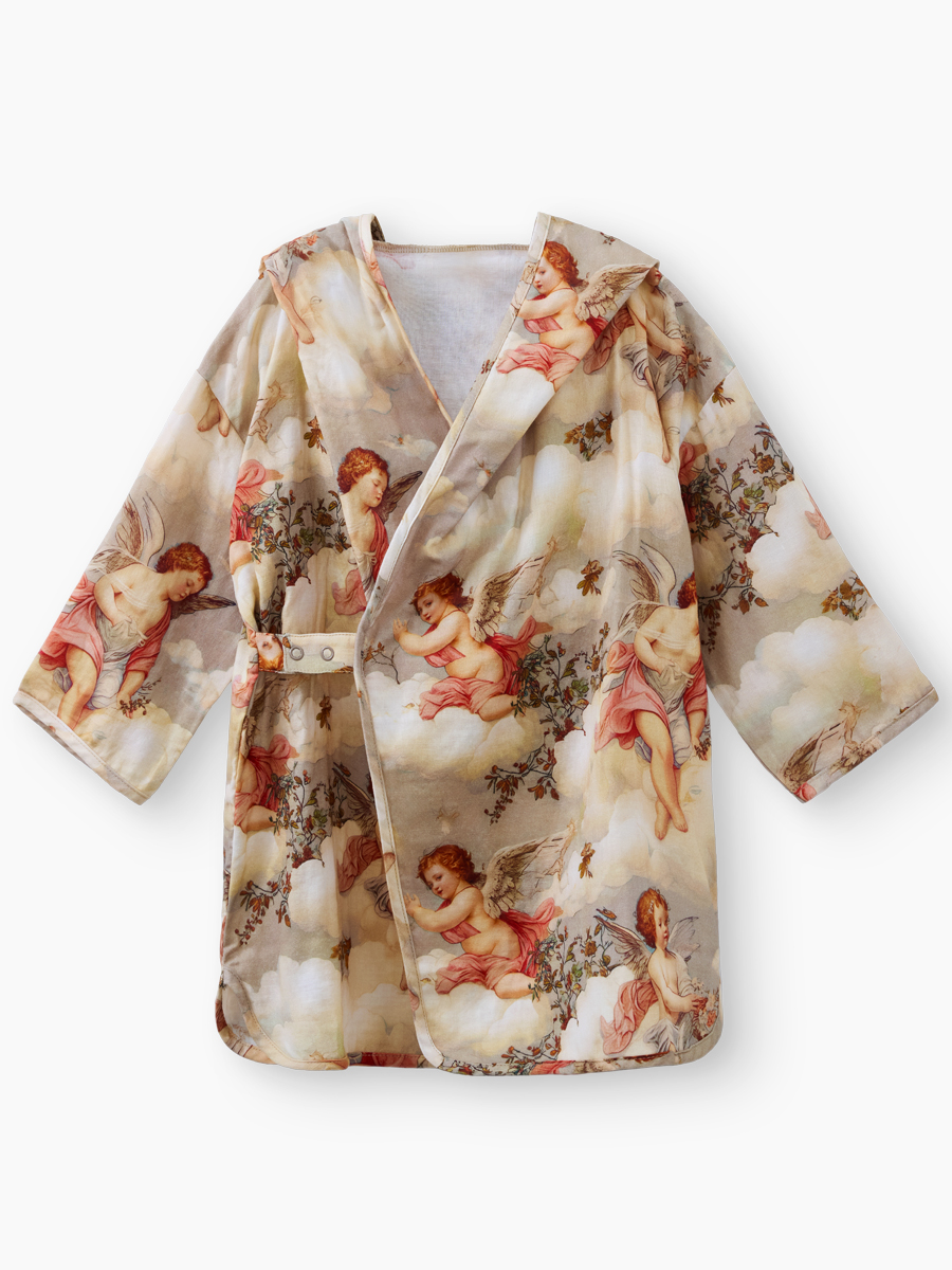 Халат Happy Baby 88129-1_milky (angels) - фото 6