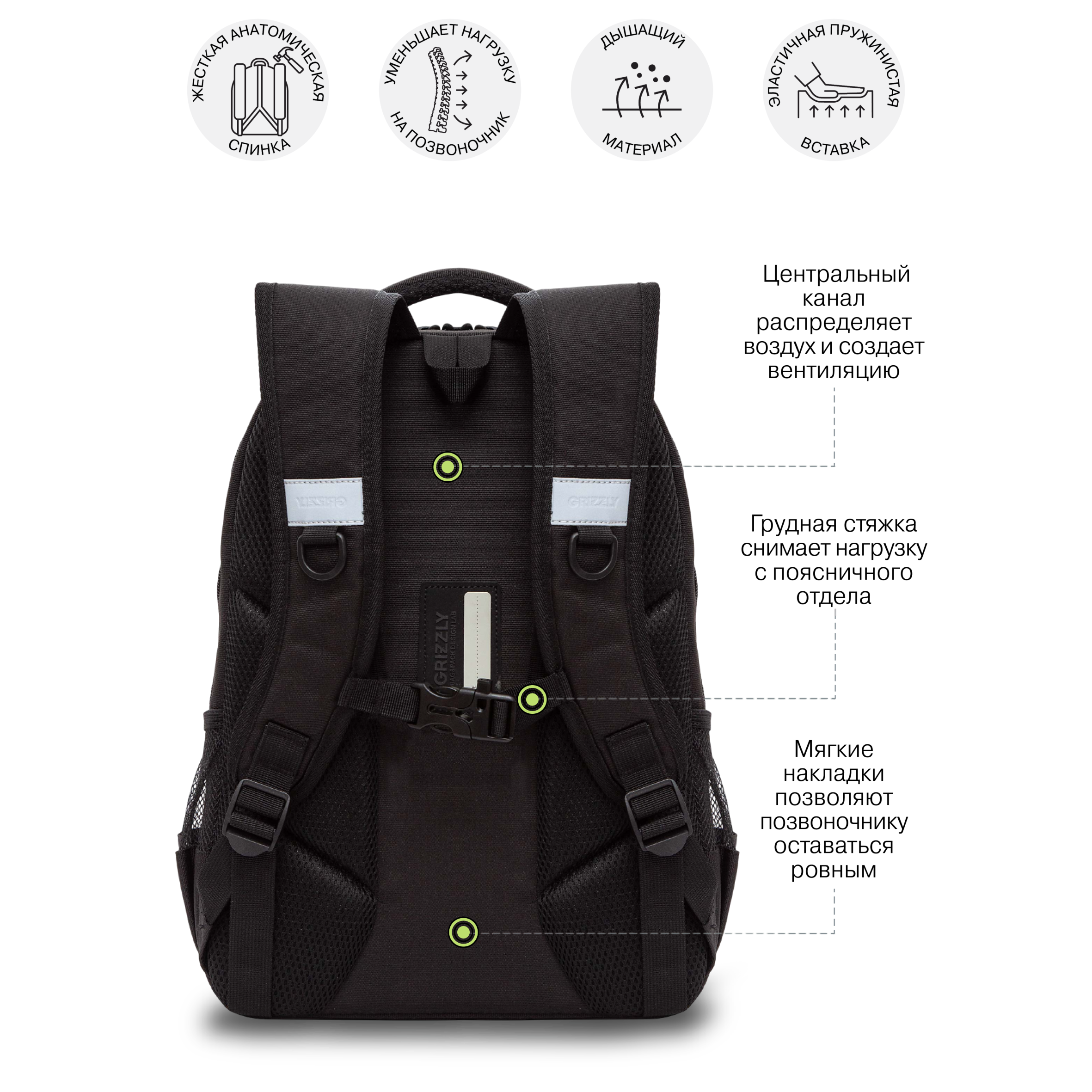 Рюкзак Grizzly Дино - фото 7