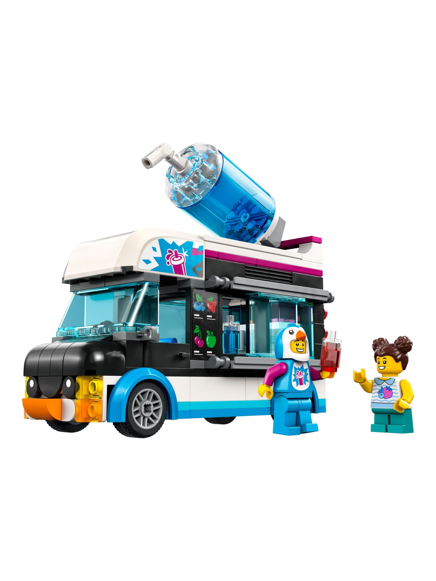 Конструктор LEGO City Фургон для шейков Пингвин 194 дет. - фото 8