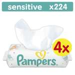 Влажные салфетки Pampers Sensitive 224 шт.