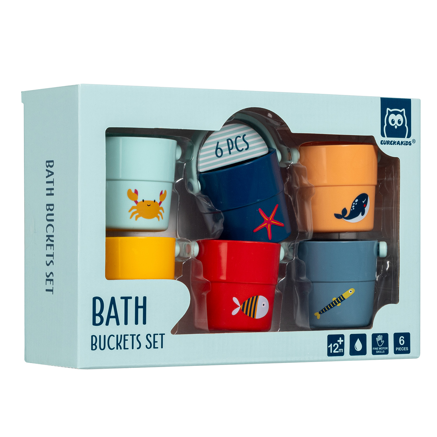 Игрушка Hape рыбалка Веселые ведра - фото 2