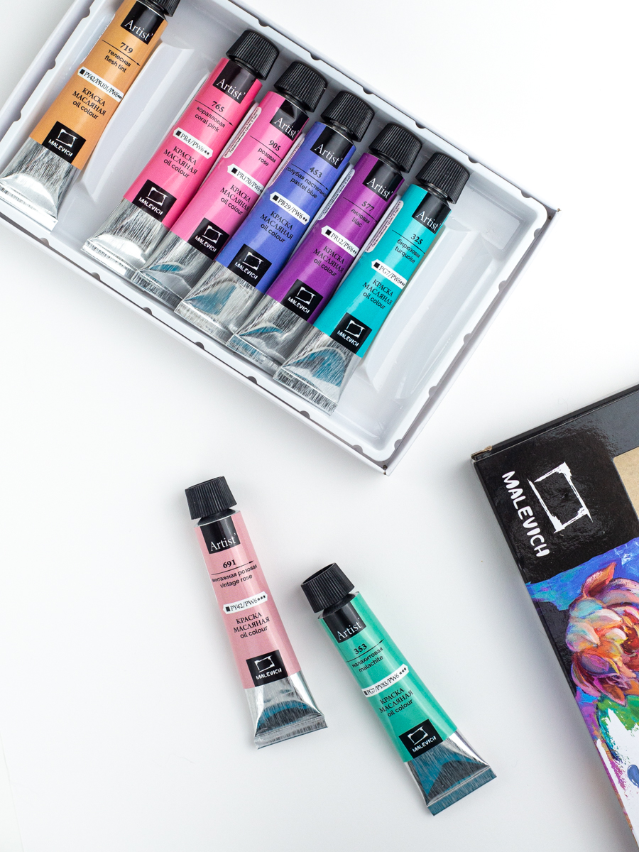 Краски масляные Малевичъ 8 цв. - фото 5