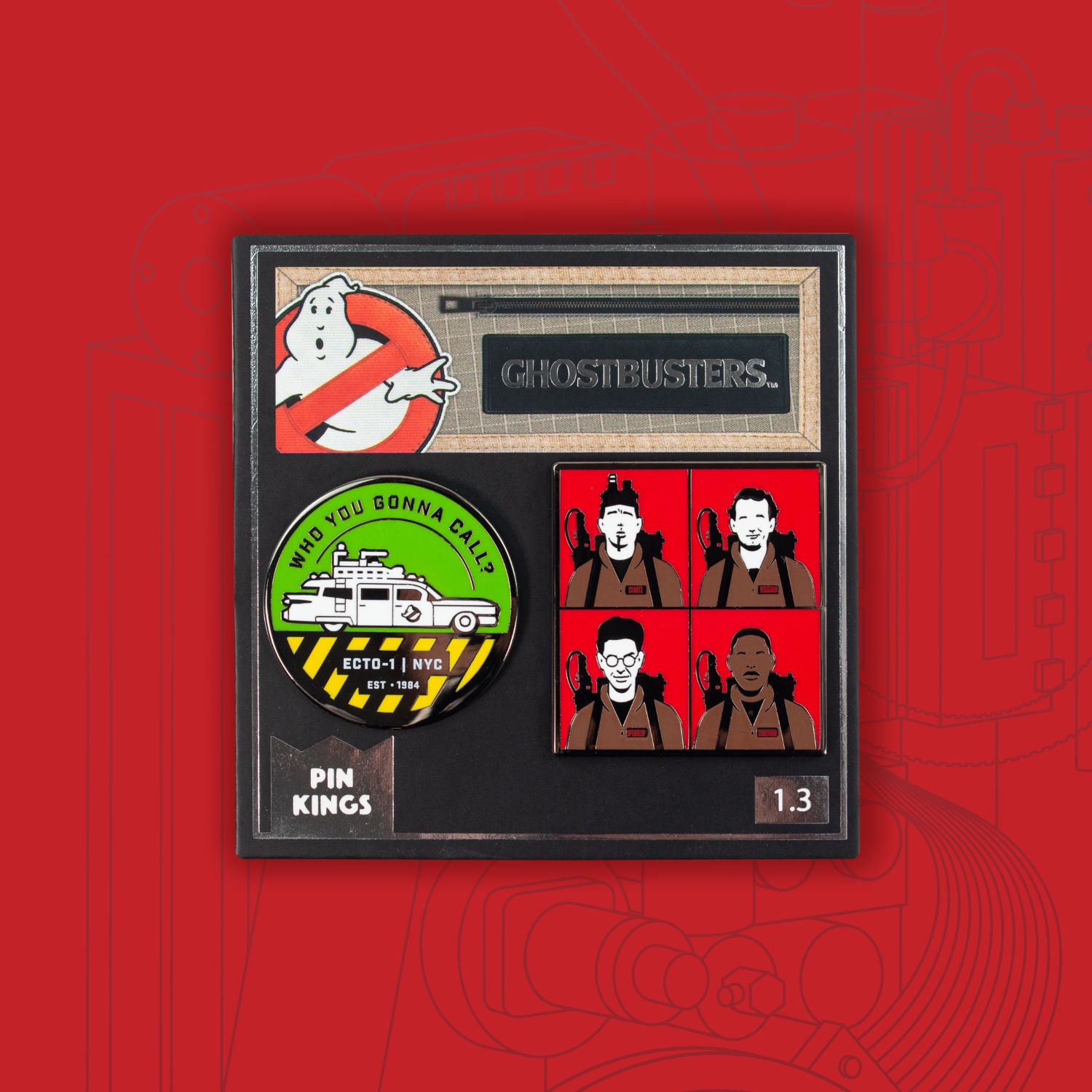 Значок GHOSTBUSTERS Охотники за привидениями 2 шт. - фото 6