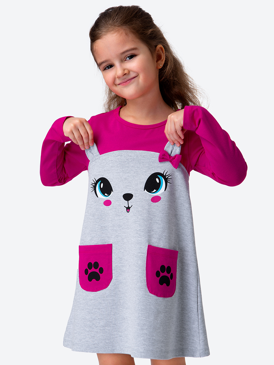 Платье HappyFox HF00477фуксия - фото 9