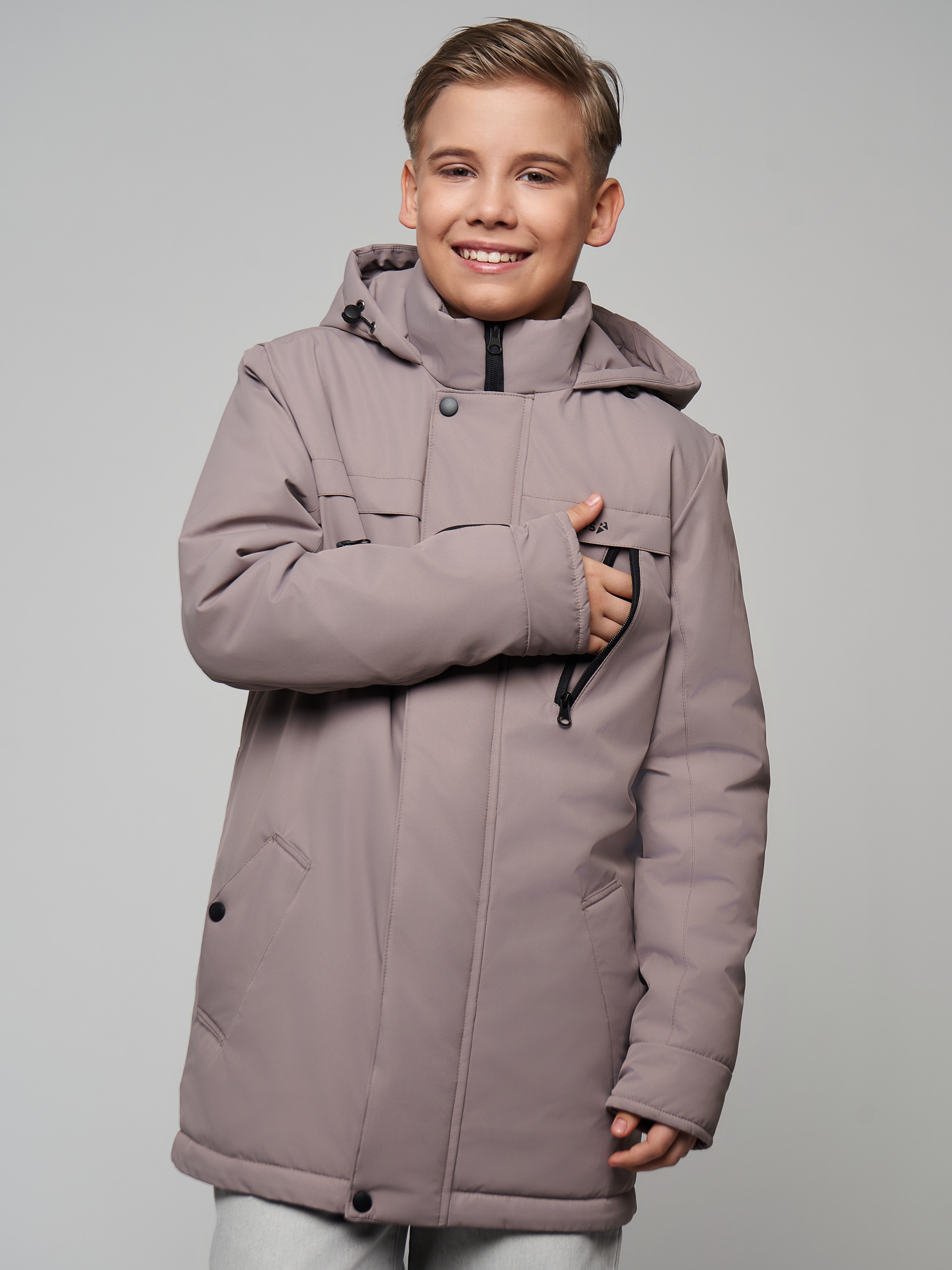 Парка RODOS М-305/бежевый - фото 4