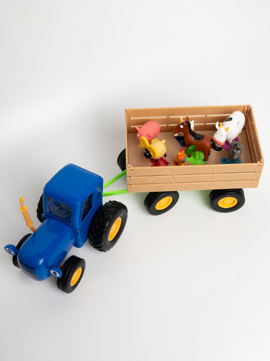 Игровой набор Super01 Синий трактор 123-4364239-2 - фото 12