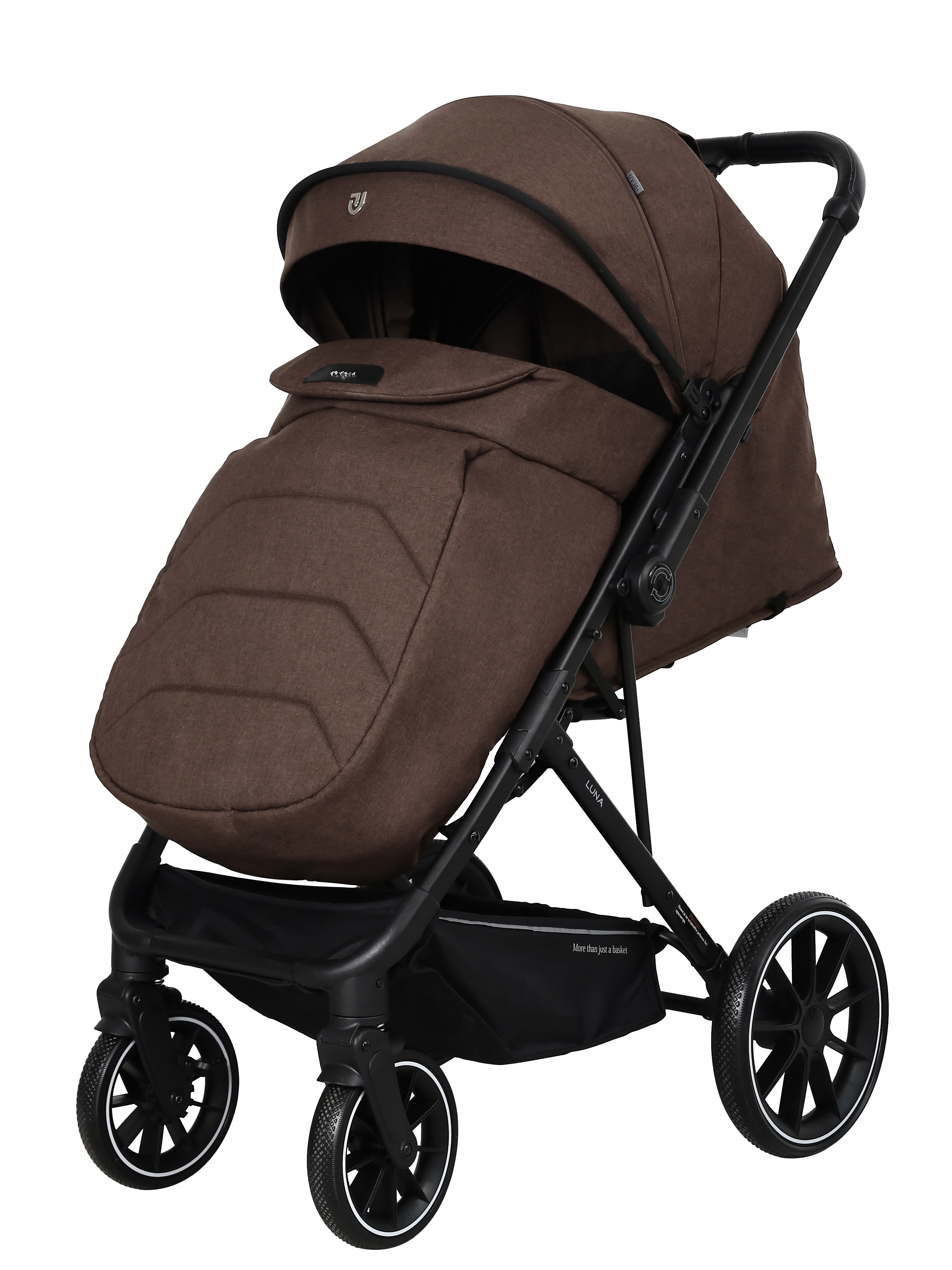 Коляска прогулочная JOVOLA Luna коричневый - фото 2