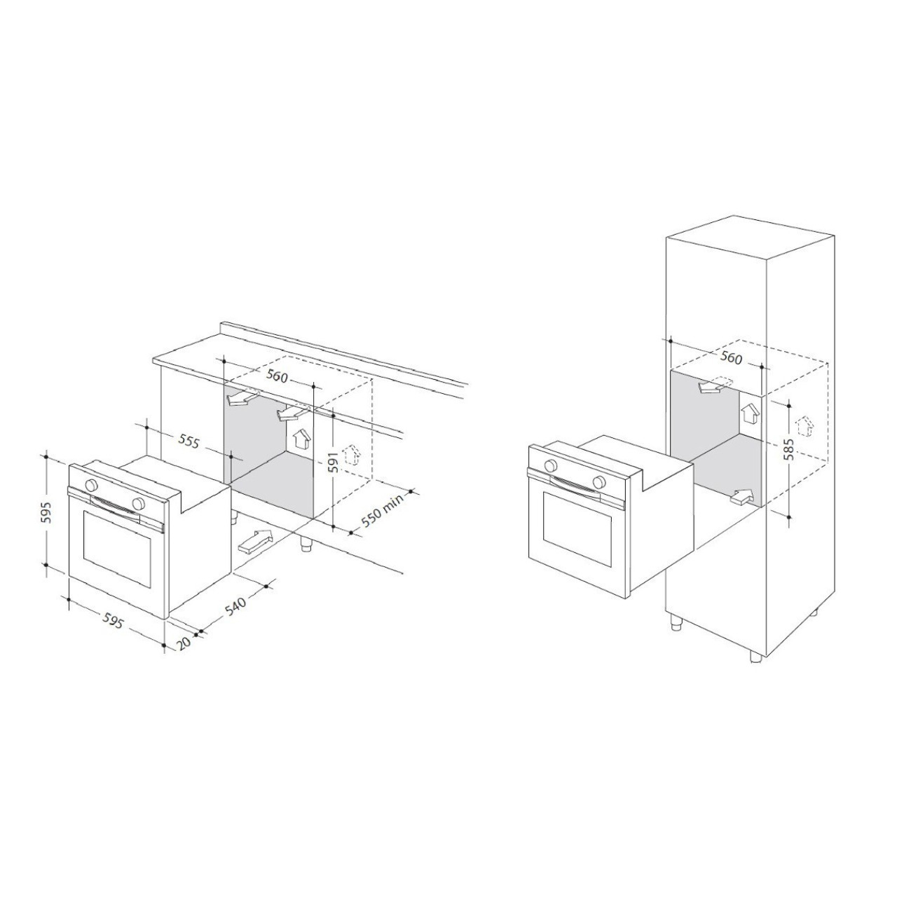 Газовый духовой шкаф Delonghi FG 6 NL DeLonghi черный - фото 15