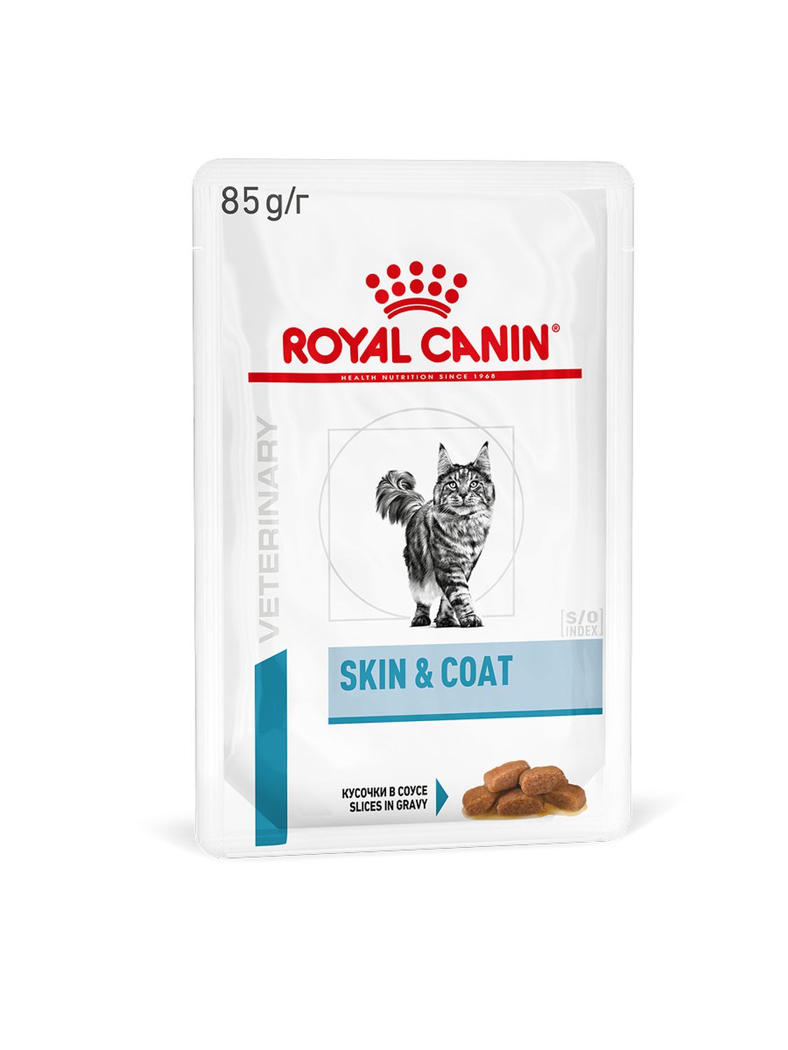 Корм для кошек влажный ROYAL CANIN Skin and Coat для поддержания здоровья кожи и шерсти 85г - фото 10