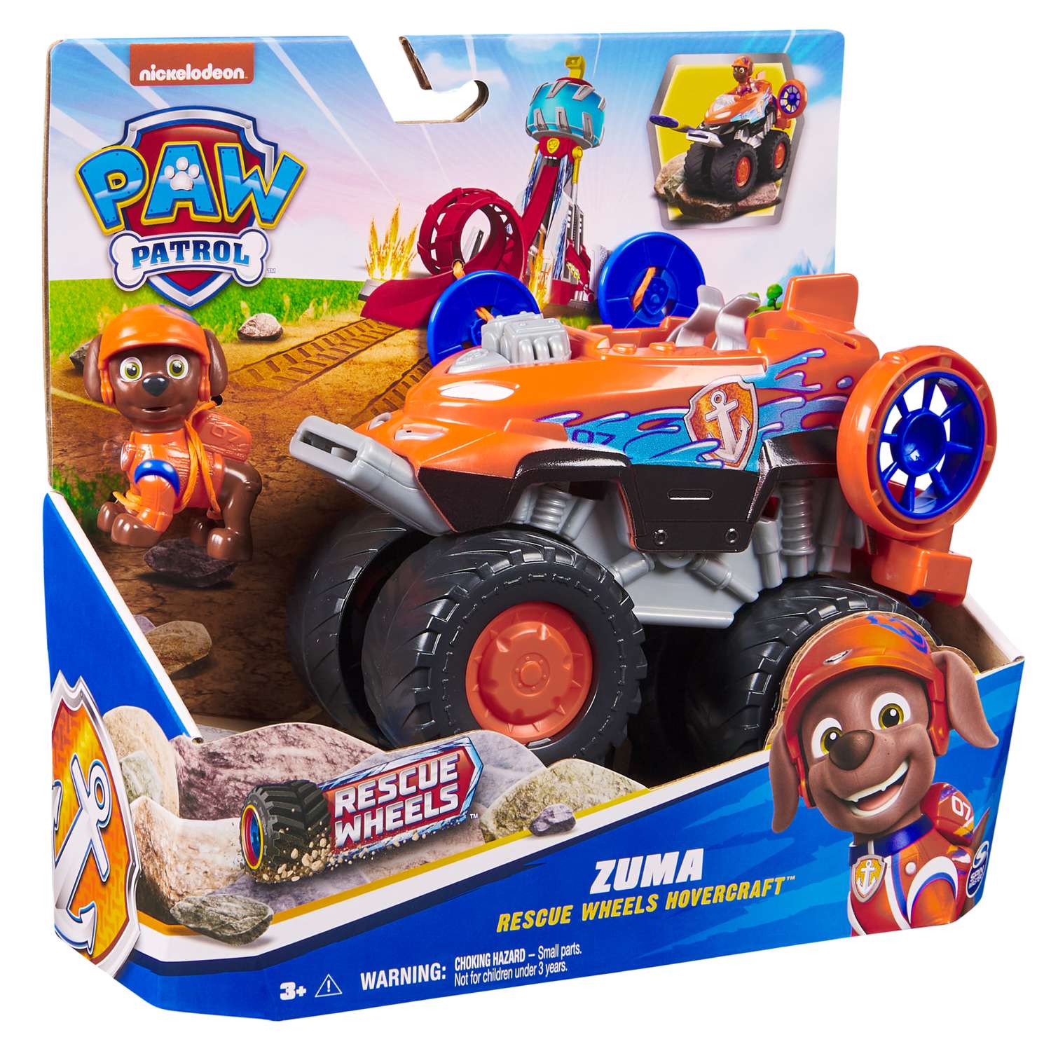 Игровой набор Paw Patrol Ховеркрафт Зумы оранжевый 6069332 - фото 9