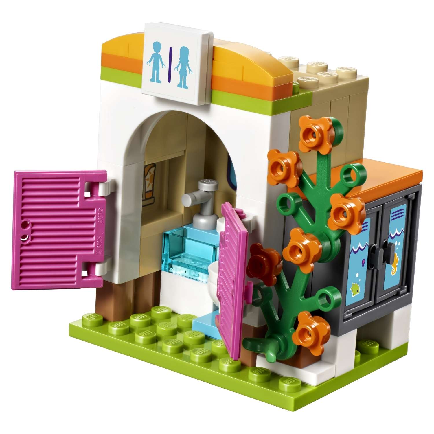 Конструктор LEGO Friends Летний бассейн блочный - фото 15
