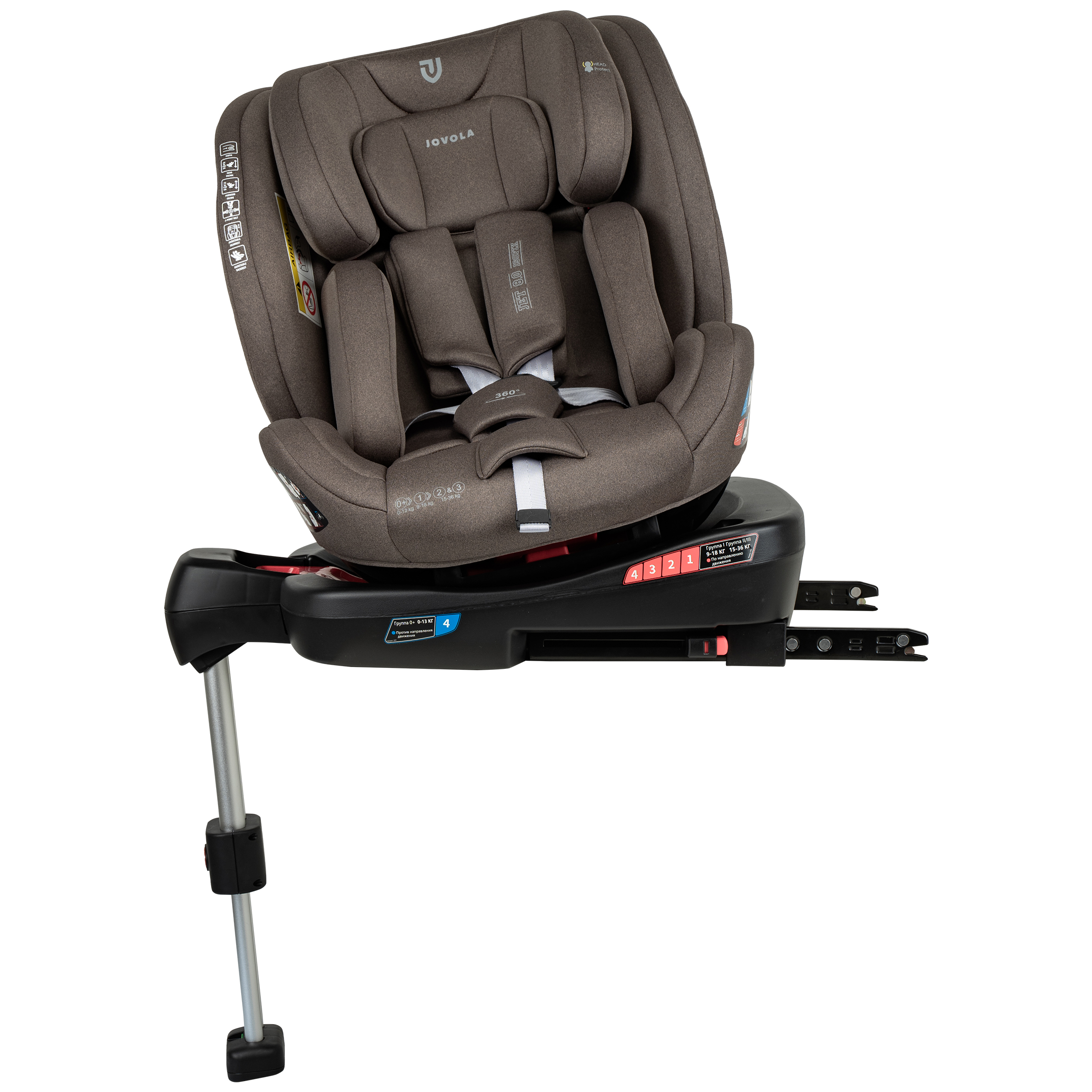 Автокресло JOVOLA Jet Isofix 0+/1/2/3 (0-36 кг) - фото 11