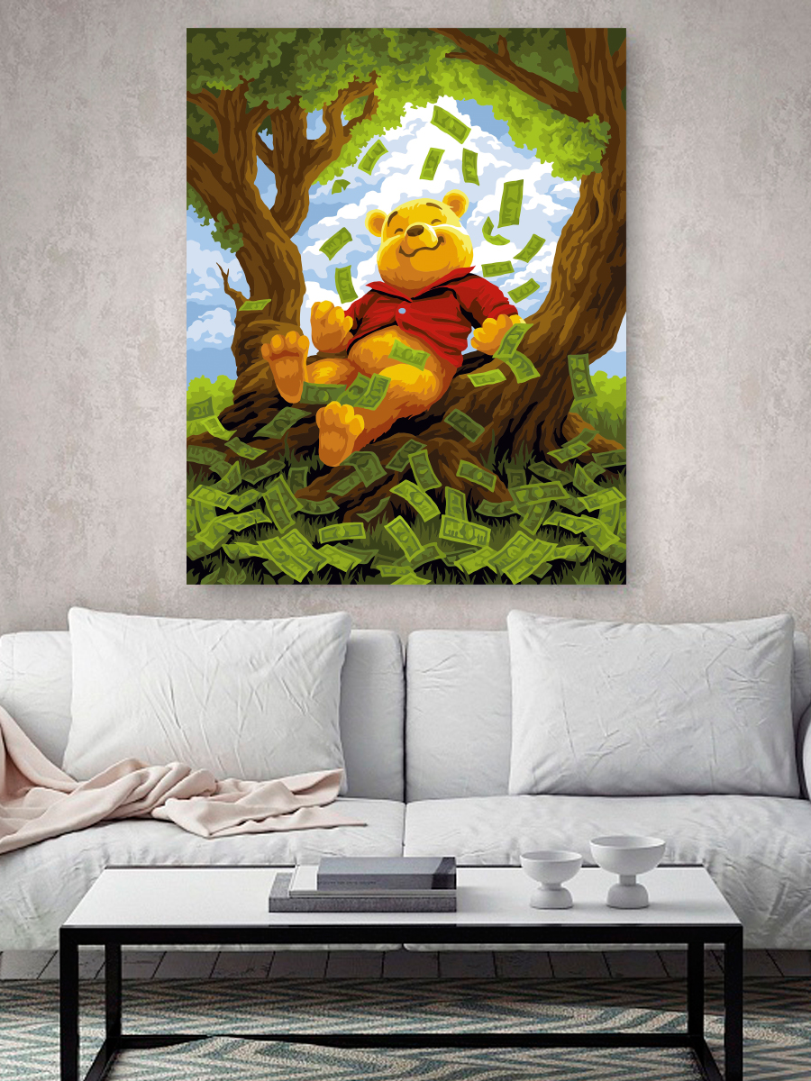 Картина по номерам Hobby Paint Богатый Винни-Пух в ассортименте - фото 3