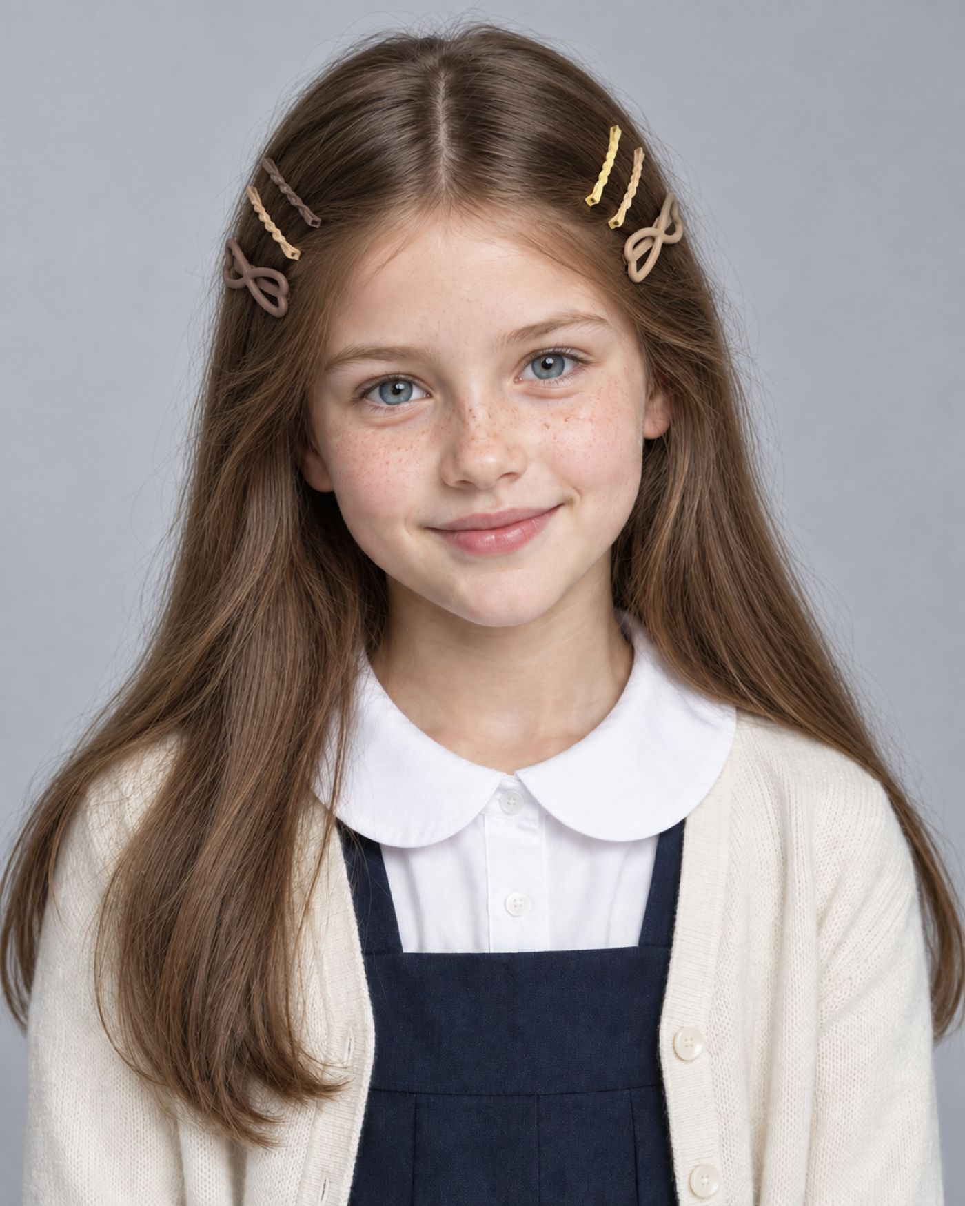 Заколка Demi Star Brown 5 шт. - фото 2