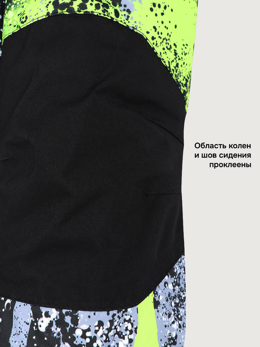 Комбинезон NIKASTYLE Комбинезон 8з4525 салат/черный - фото 5