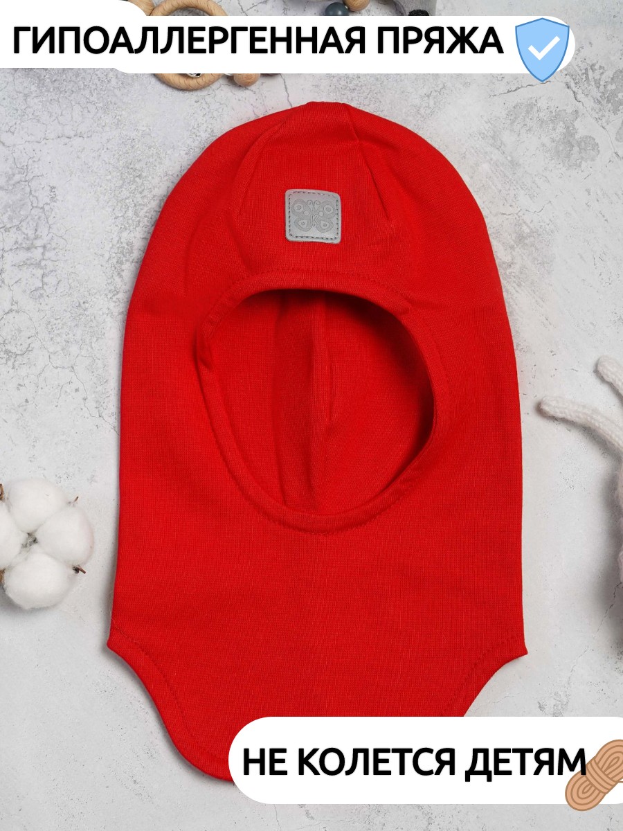 Шапка-шлем ПриКиндер G-Sp21807 Цвет: Красный - фото 3