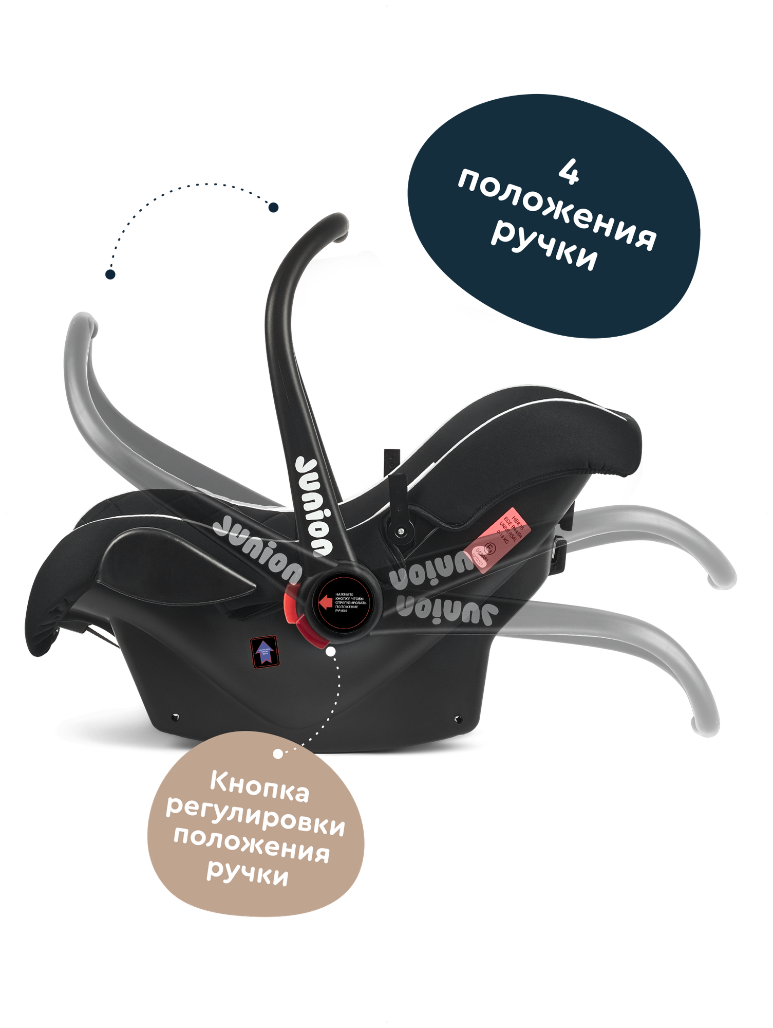 Автокресло Junion Uma 0 (0 -13 кг) - фото 3