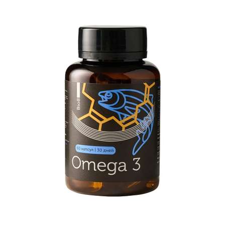 Омега 3 Bio8 капсулы рыбий жир для взрослых