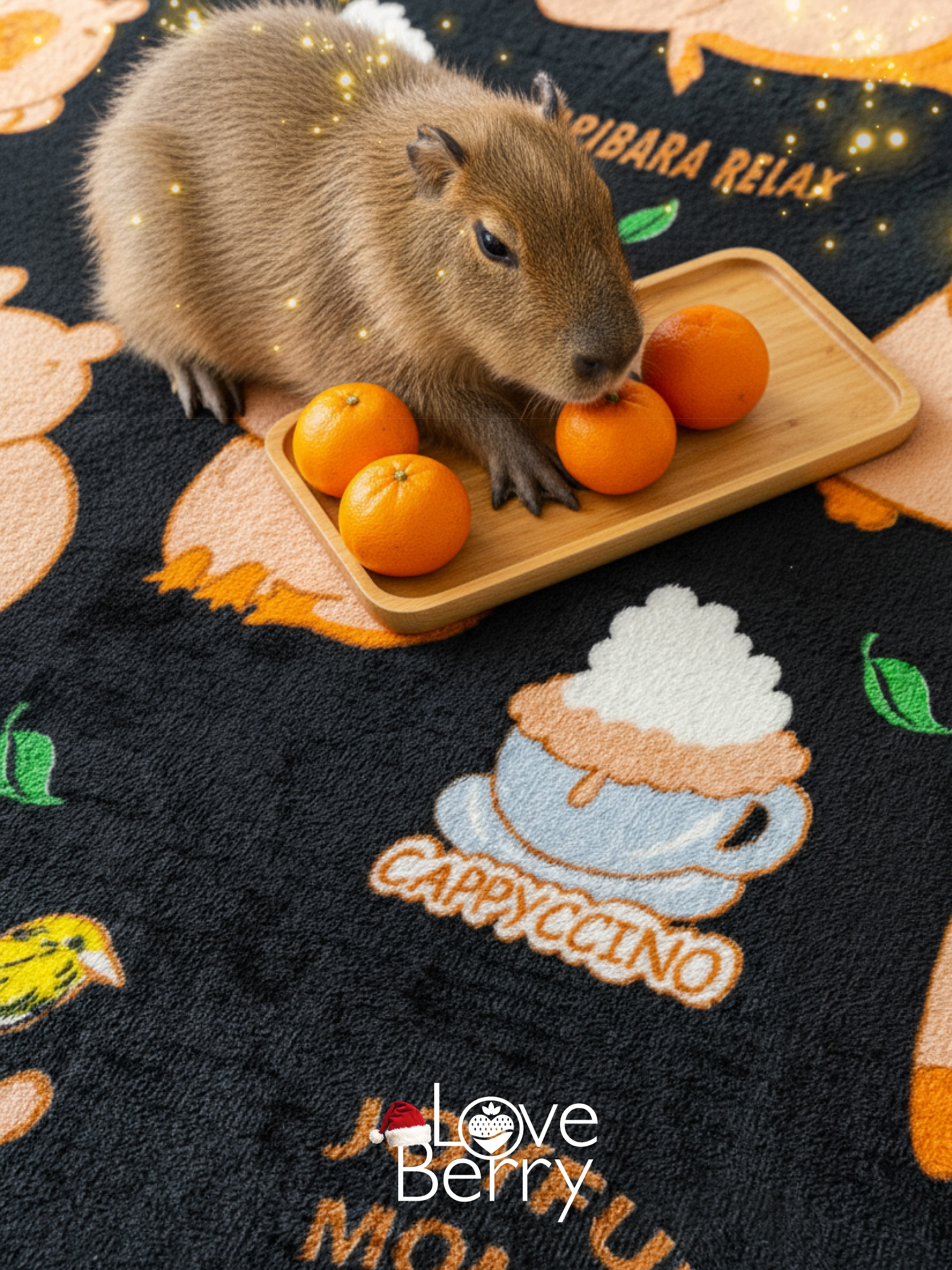 Плед LOVEBERRY Капибара 150 x 200 см велсофт - фото 4