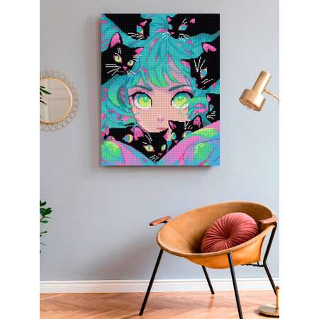 Алмазная мозаика Art on Canvas Фея кошек в ассортименте
