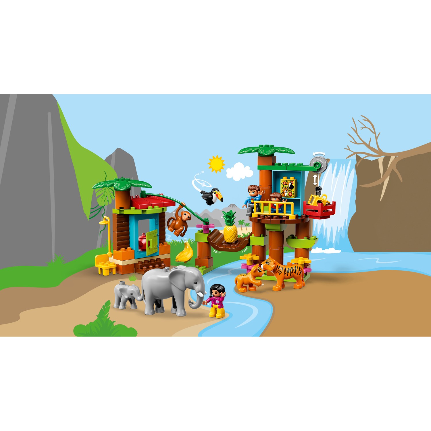 Конструктор LEGO DUPLO Town Тропический остров блочный - фото 5