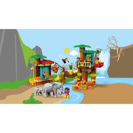 Конструктор LEGO DUPLO Town Тропический остров блочный