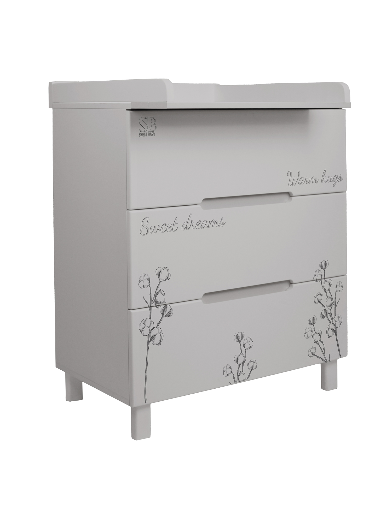 Комод пеленальный Sweet Baby Arte кашемир/хлопок - фото 12