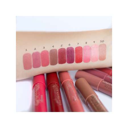 Помада - карандаш для губ Belor Design SATIN COLORS тон 1 бежевый