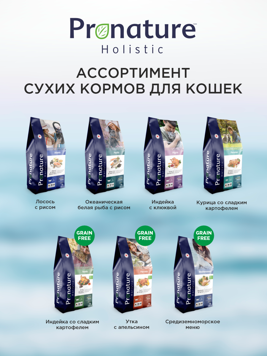 Корм для котят сухой Pronature Holistic Peruvian на курице со сладким картофелем 2кг - фото 8