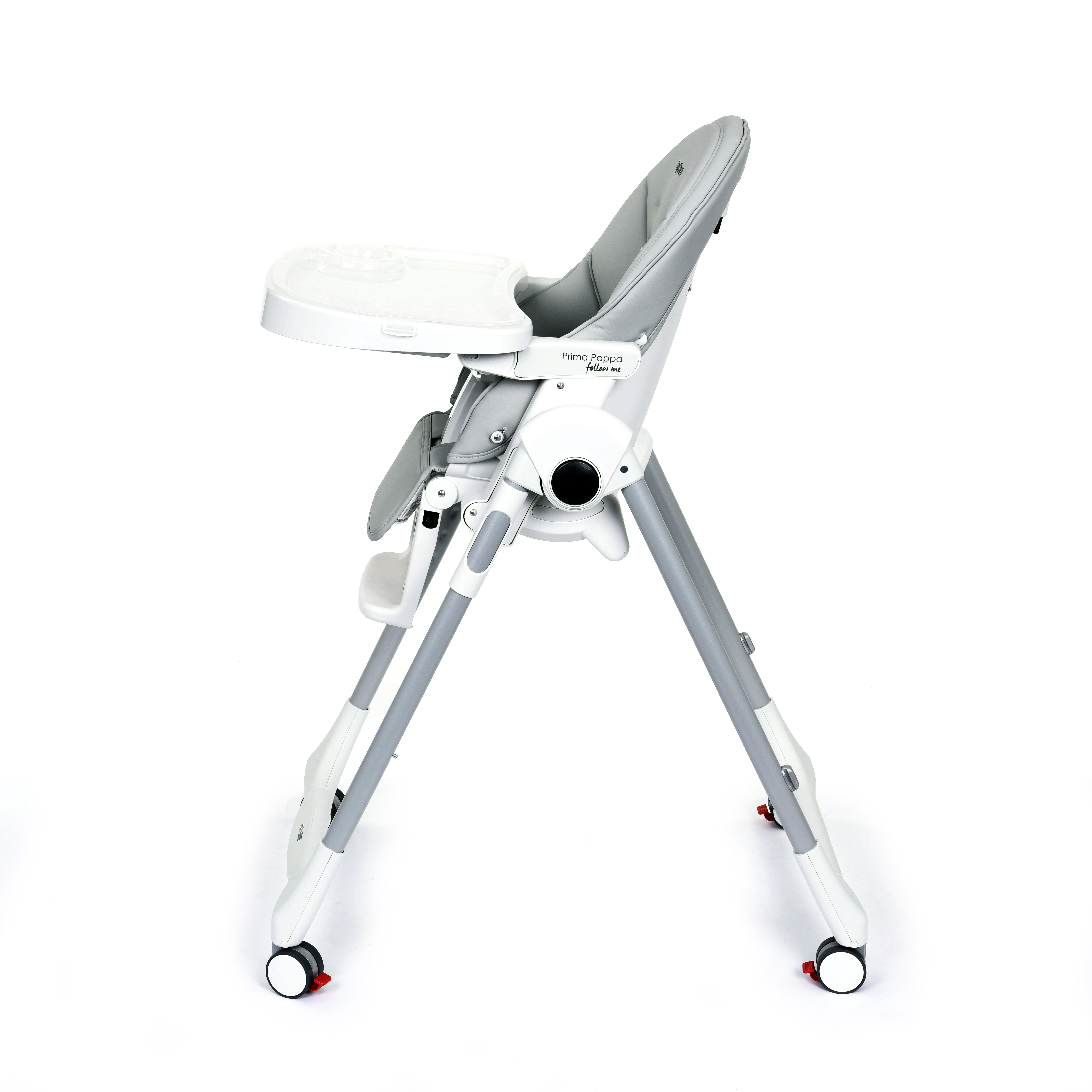 Стульчик для кормления Peg-Perego Prima Pappa Follow Me серый - фото 15