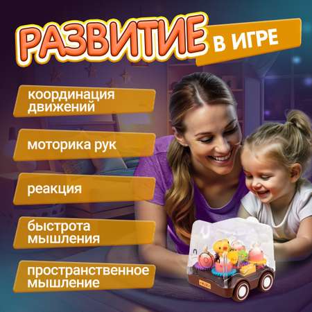 Автомобиль 1TOY Движок Карусель