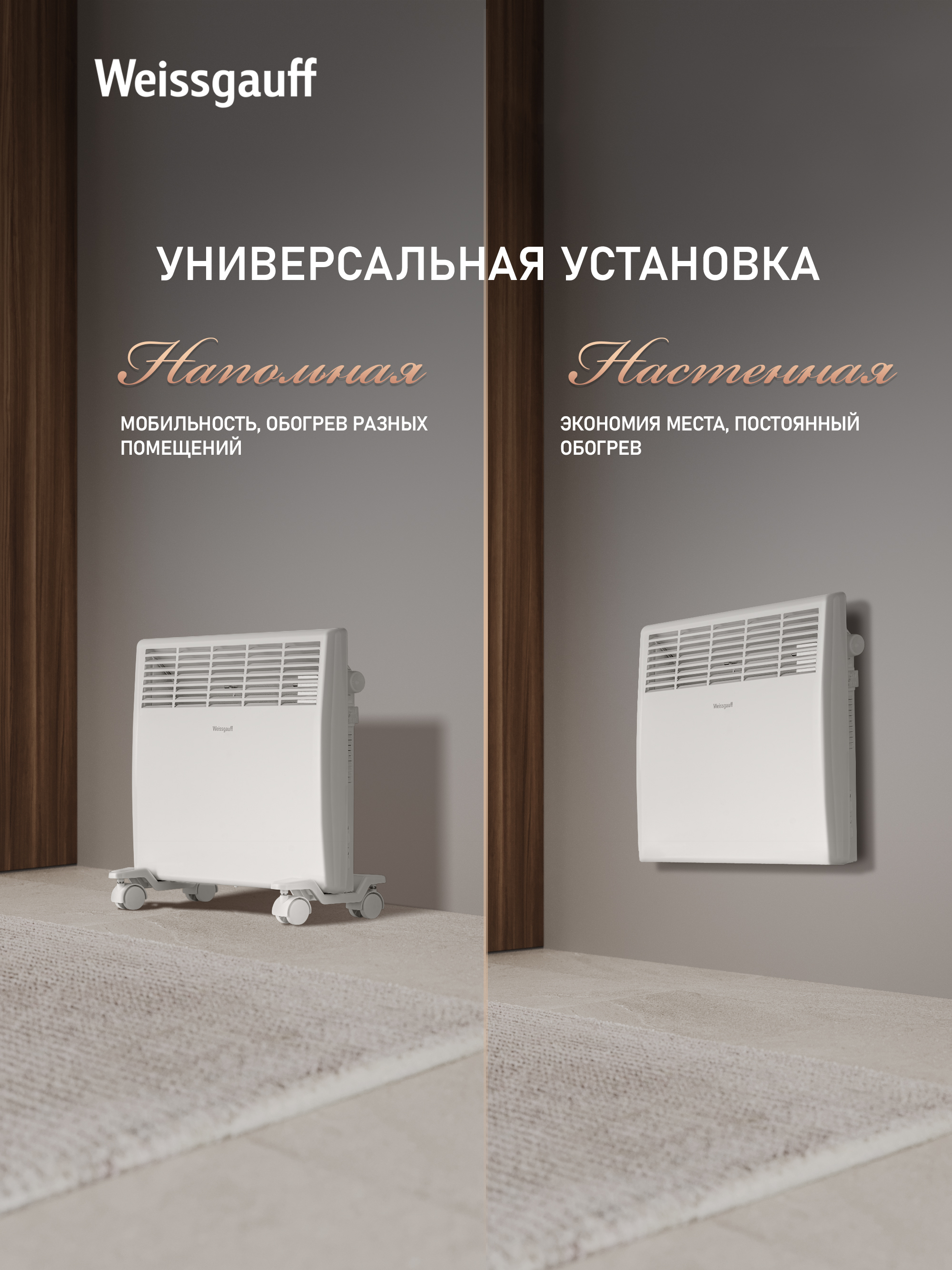 Обогреватель WEISSGAUFF WCHM 1000 - фото 3