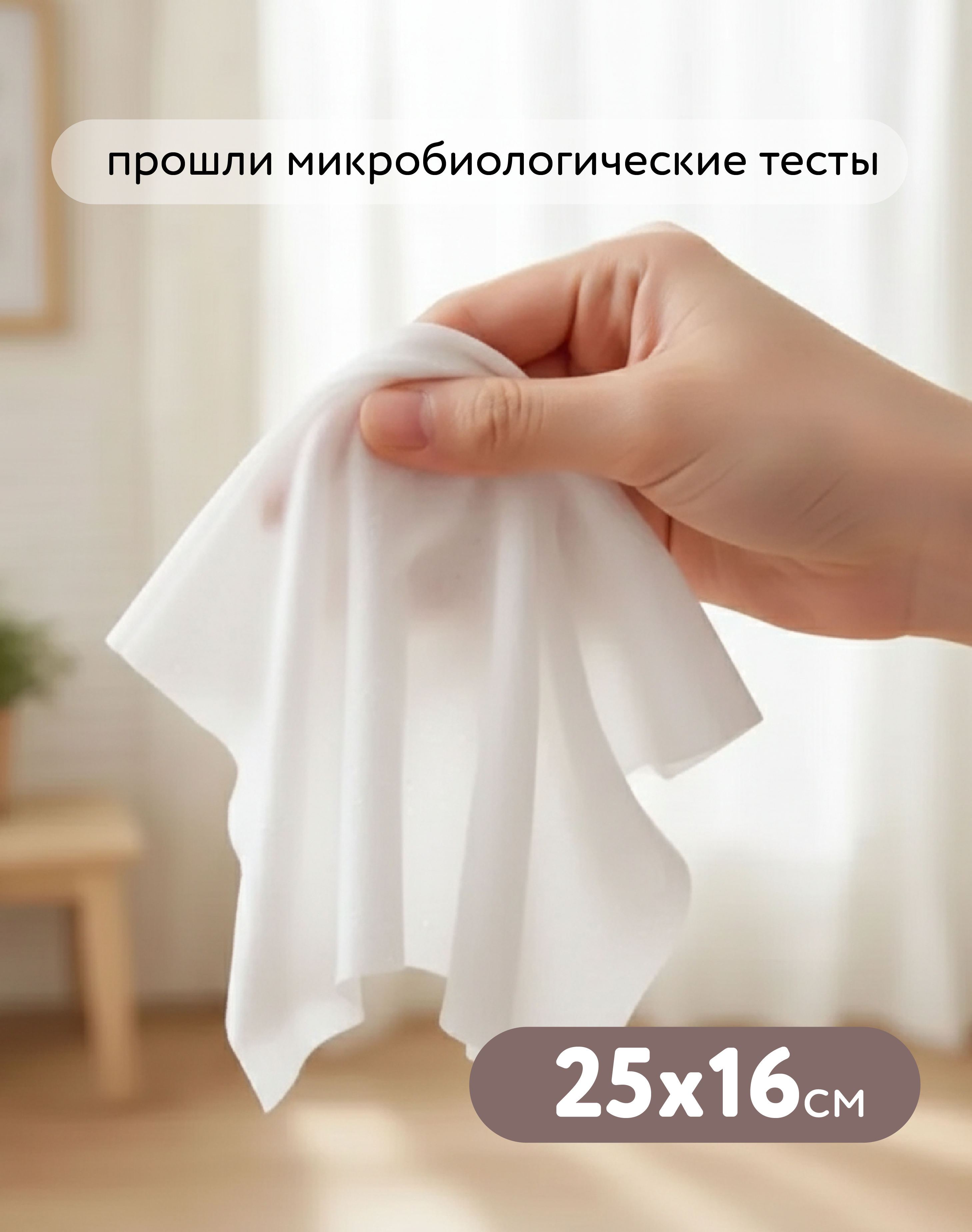 Влажные полотенца BabyGo 60 шт. - фото 6