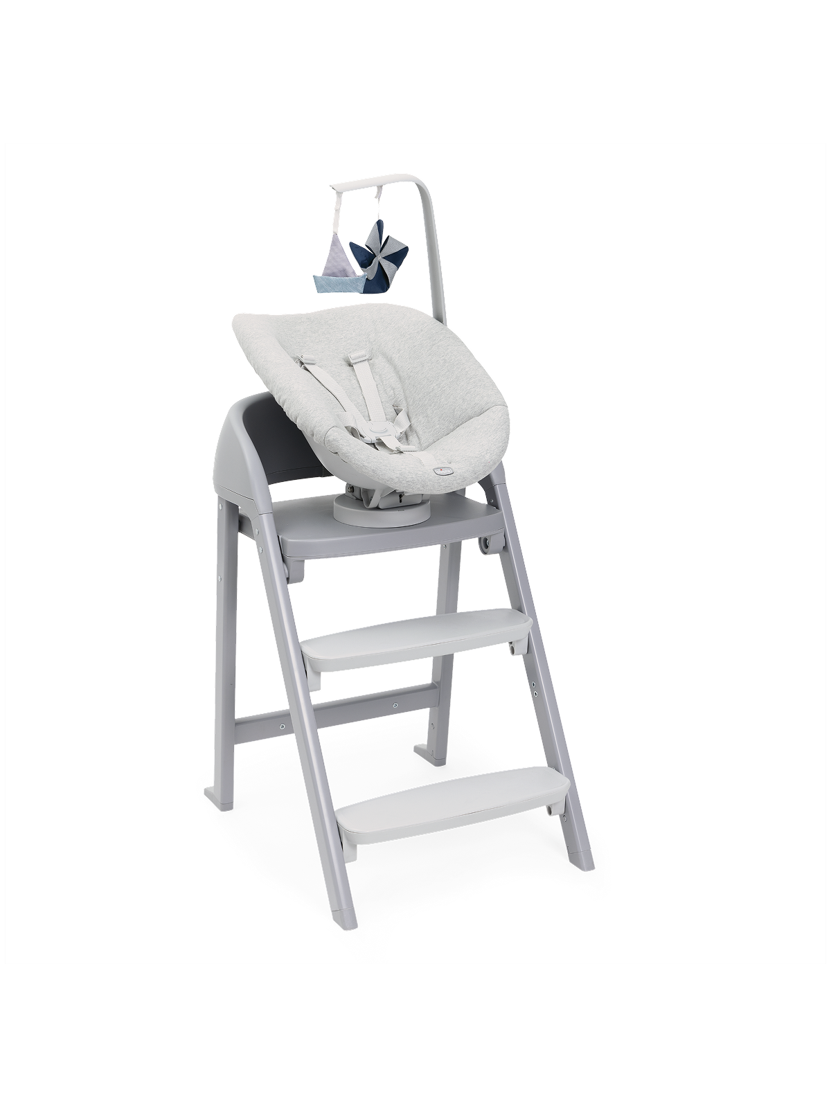 Бустер Chicco Crescendo Recliner Grey серый на стульчик для кормления - фото 12
