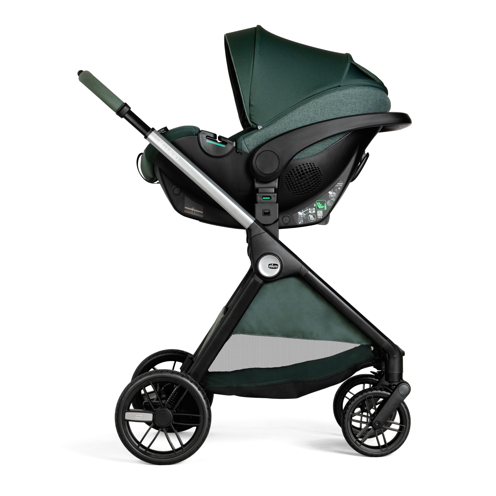 Коляска прогулочная Chicco серый - фото 18