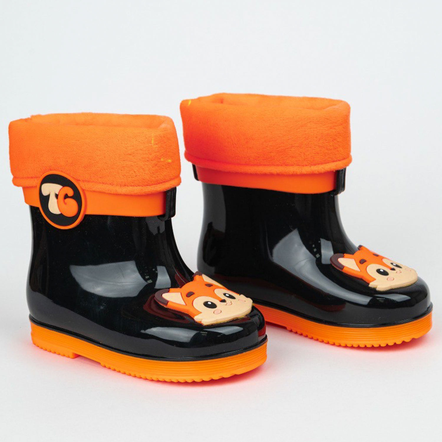 Сапоги резиновые TikkaGo 8U03_2433-1_black-orange - фото 2