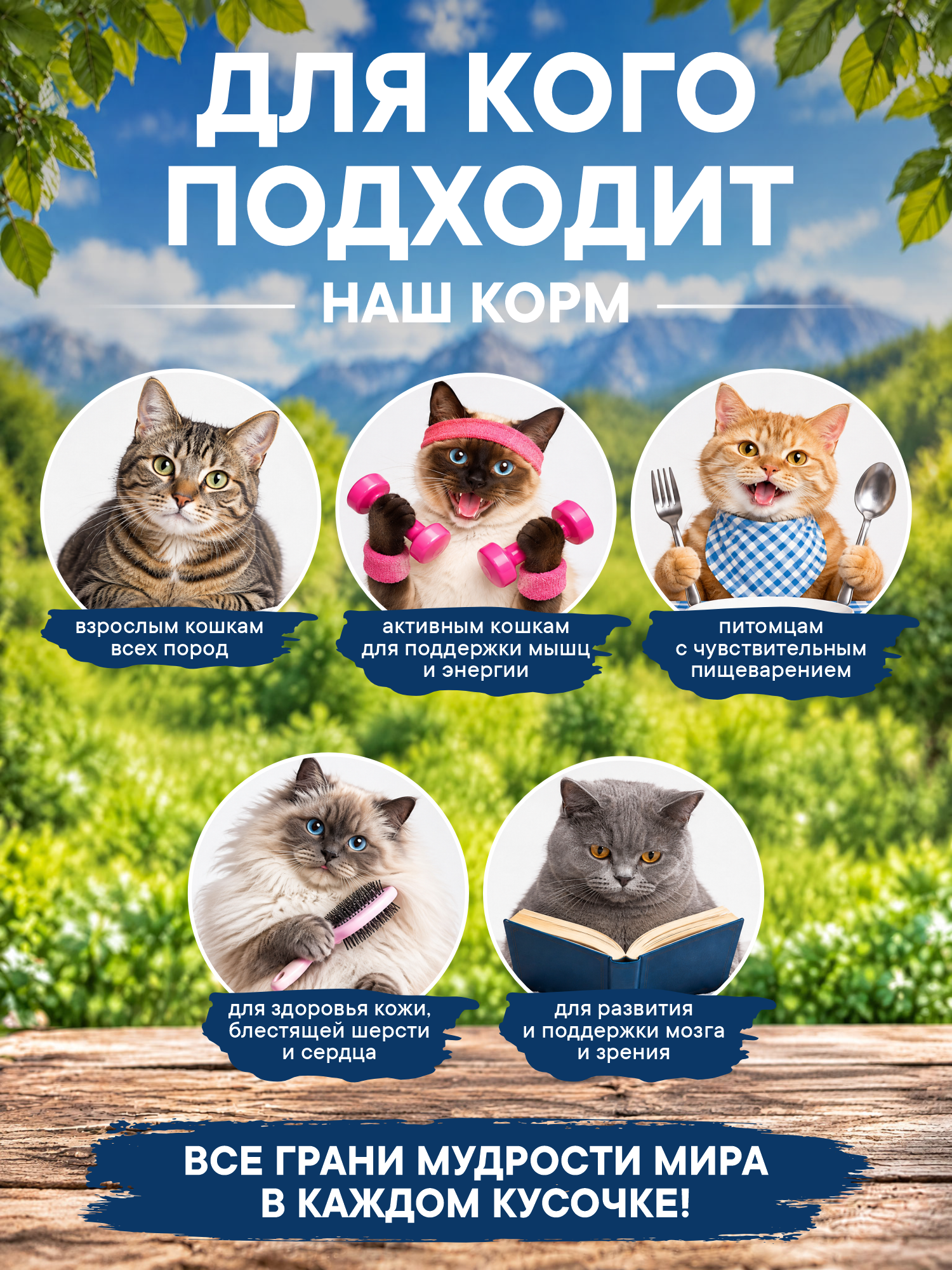 Корм для кошек сухой Pronature Holistic Mediterranean Grain Free беззерновой с лососем 2кг - фото 3