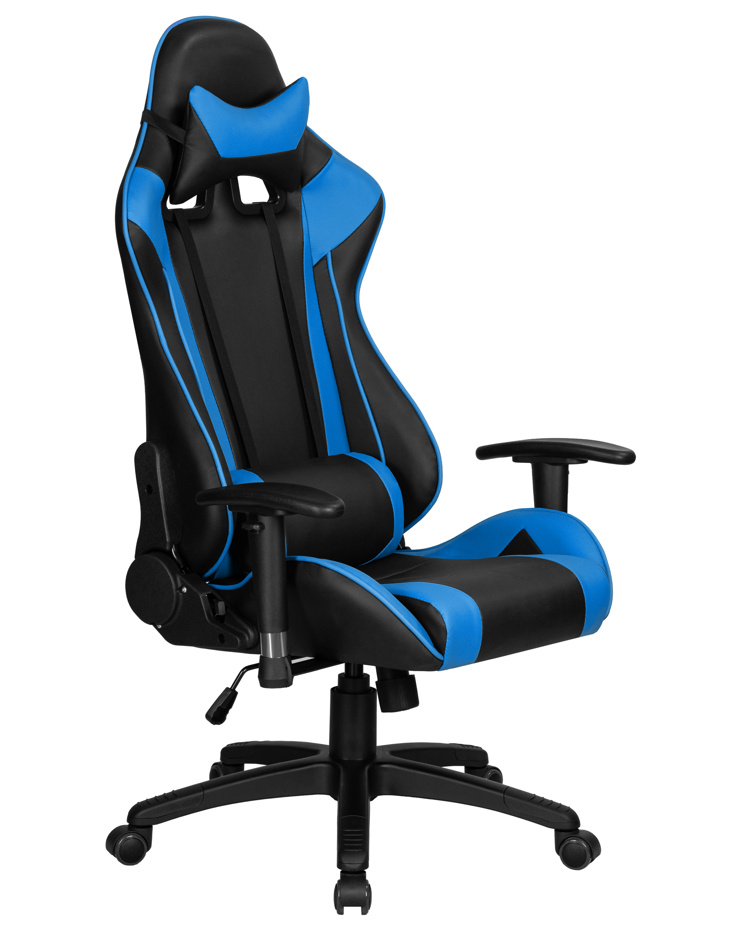 Компьютерное кресло DOBRIN черно-синий - фото 2