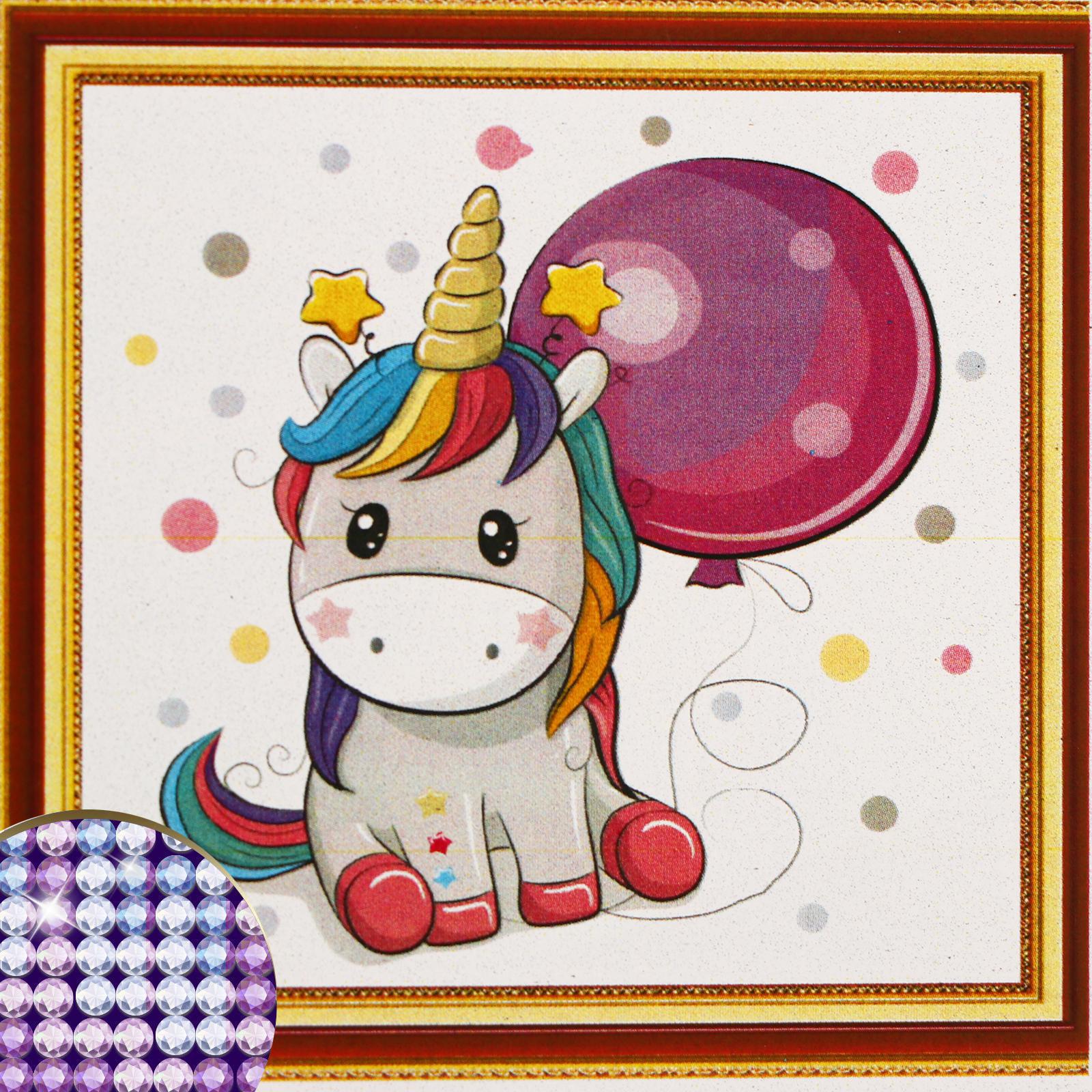 Алмазная мозаика Школа Талантов Единорог с шаром - фото 2