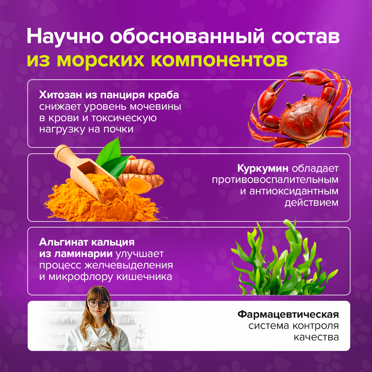 Кормовая добавка Pets health Поддержка мочеполовой системы и почек, профилактика цистита, снижение мочевины - фото 3