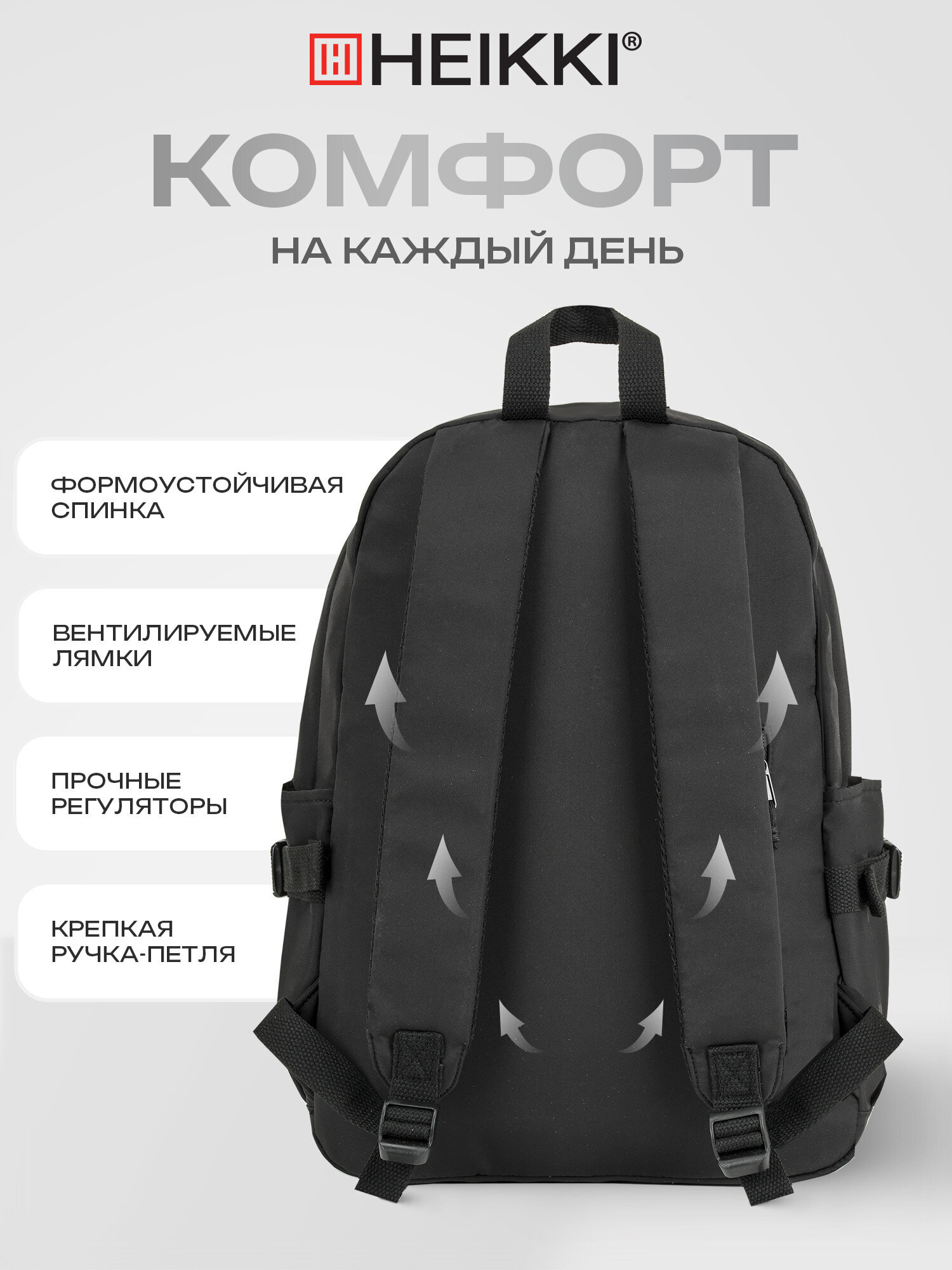 Рюкзак HEIKKI бирюзовый - фото 6