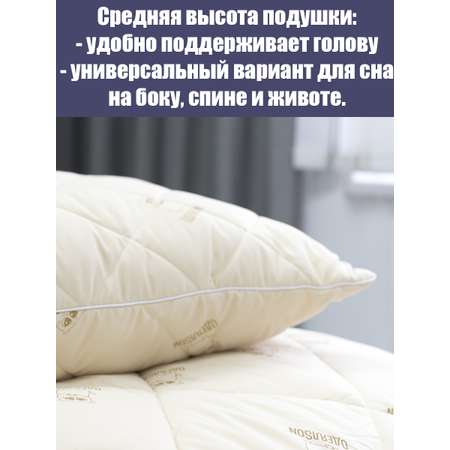 Подушка Мягкий сон одеялсон 70x70 см