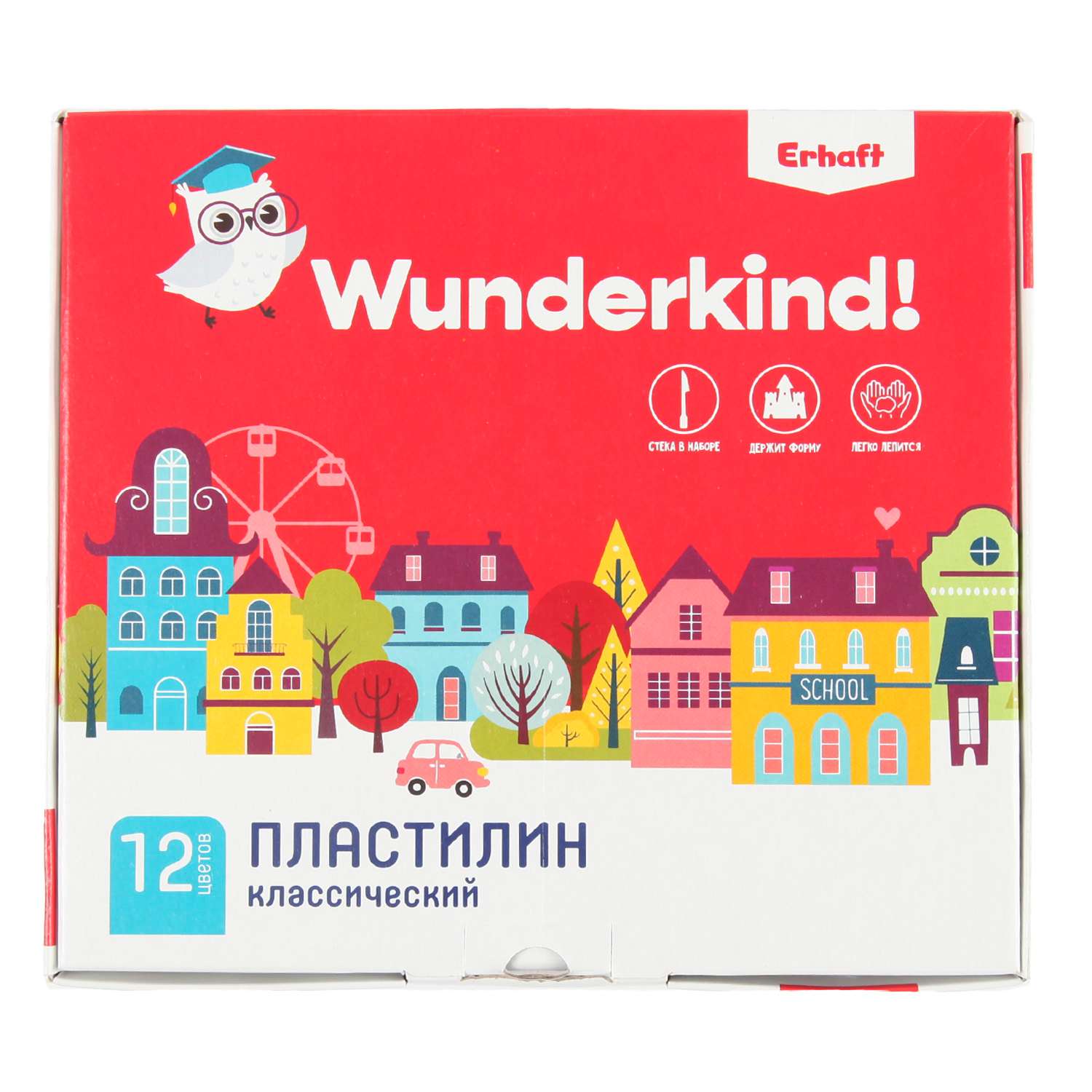 Пластилин Erhaft 12 цв. - фото 2