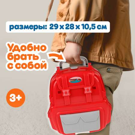 Парковка 1TOY пожарная станция многоуровневый, с лифтом