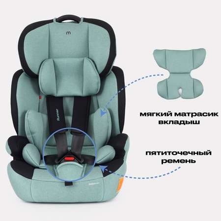 Автокресло MOWbaby Runner Green 1/2/3 (9-36 кг)