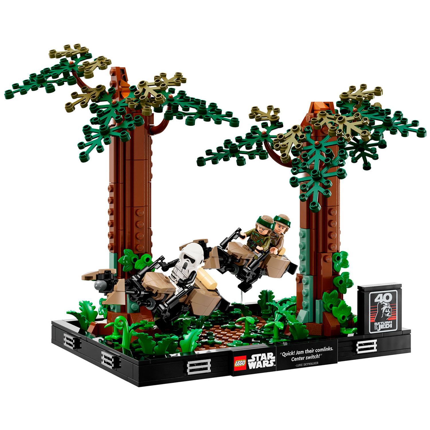 Конструктор LEGO Star Wars Диорама Погоня на Эндоре - фото 3