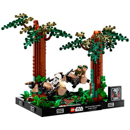 Конструктор LEGO Star Wars Диорама Погоня на Эндоре