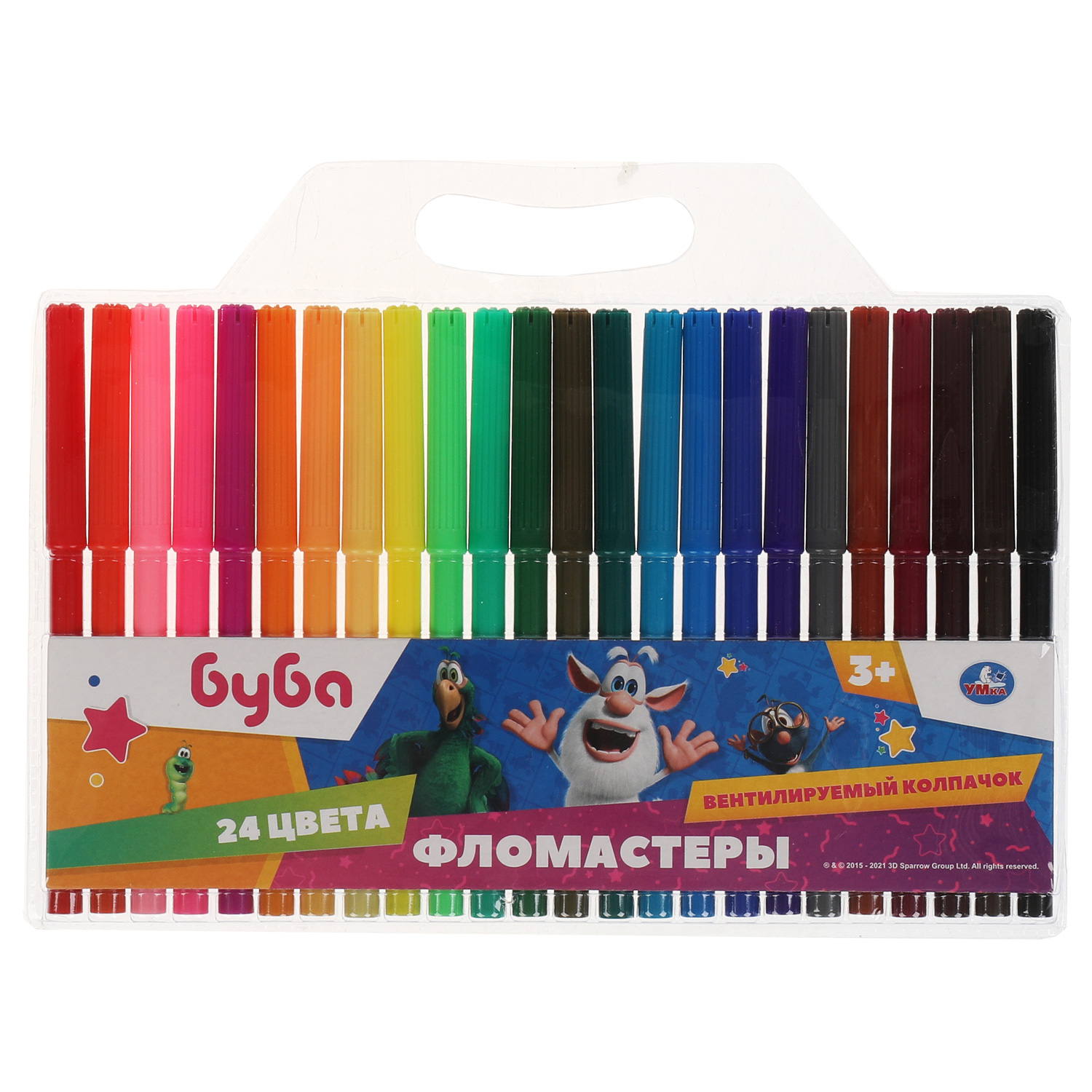 Фломастеры УМка 24 цв. - фото 1