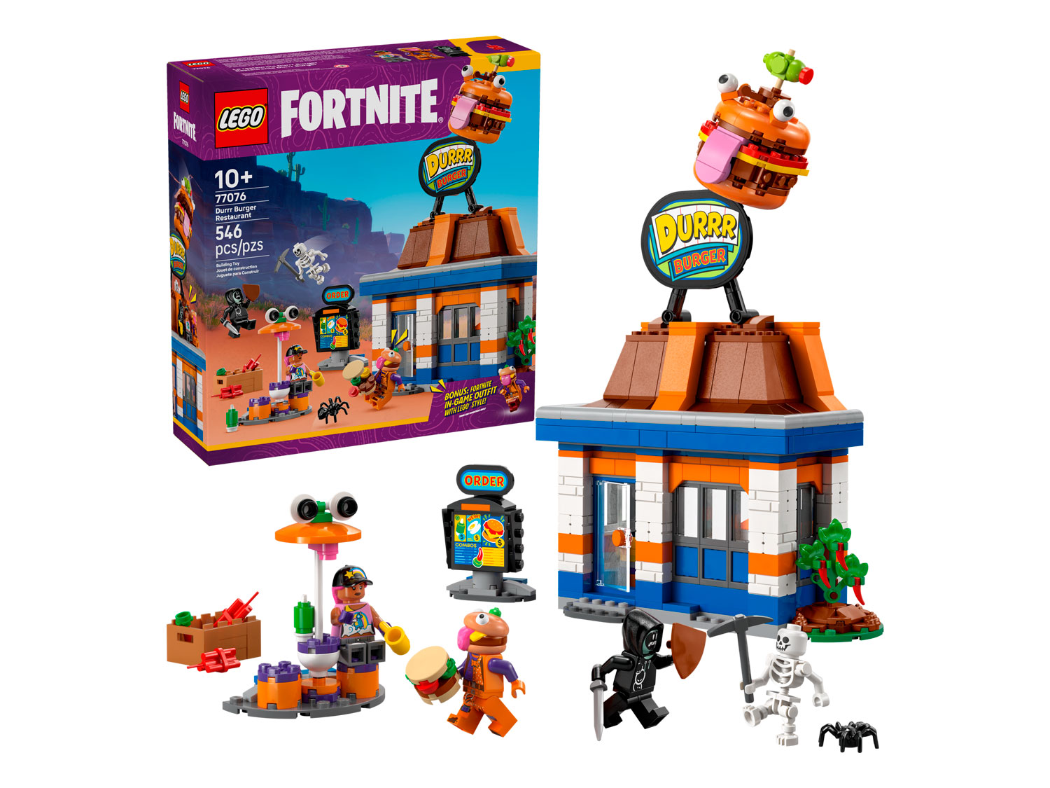 Конструктор LEGO Fortnite Даррр Бургер 546 дет. - фото 1