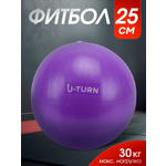 Фитбол U-TURN для пилатеса Фиолетовый 25см